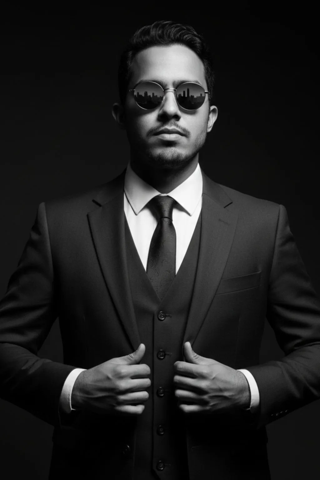 Kobieta w czerwonej sukience przy sportowym aucie